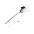 thumbnail image 2 of Soup Spoons, Small Round Spoons, 18/10 Stainless Steel Tablespoons for Home, Kitchen or Restaurant, Dishwasher Safe, 8Pcs, 2 of 6