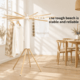 Four Clothes Drying Rack Garment Portable And Foldable Space Saving ...
