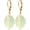 C02, variant on Simple Single Stone Drop Earrings, 18K Yellow Gold Plated Natural Geometric Crystal, Style N9950