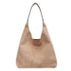 thumbnail image 1 of Bolso Hombro Mujer Gamuza Mano Cierre Cerrojo Bolsas Al Aire Libre, 1 of 9