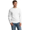 thumbnail image 4 of Hanes Men's 100 Percent Cotton Long Sleeve T-Shirt - 5186, 4 of 6