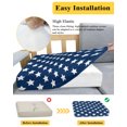 thumbnail image 5 of 4th of July Couch Cushion Covers Stretch, Washable Sofa Seat Covers Individual Seat Cushion Sofa Slipcovers Independence Day Patriotic White Star Blue Couch Cover Furniture Protector S-1PCS, 5 of 7