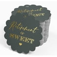 thumbnail image 4 of Inkdotpot Pack Of 100 Retirement Is Sweet Text Favor Paper Tags Craft Real Gold Foil Hang Tags, 4 of 6