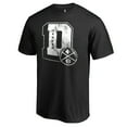 thumbnail image 2 of Men's Black Denver Nuggets Letterman T-Shirt, 2 of 3