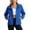 Blue, variant on Black Women's Softshell Jacket Travel Outdoor Jacket Crew Neck Fall Winter Jackets Cute Tops Trendy Western Cowgirl Outfits Girls Coats M