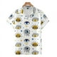 thumbnail image 3 of Blusas con estampado 3D de ojos coloridos para hombre, ropa de moda, camisas gráficas de ojos punk, blusas hawaianas Y2k de manga corta con botones para hombre, 3 of 5