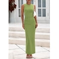thumbnail image 3 of Vestido largo PRETTYGARDEN para mujer, boda de verano, verde, XXL, 3 of 9