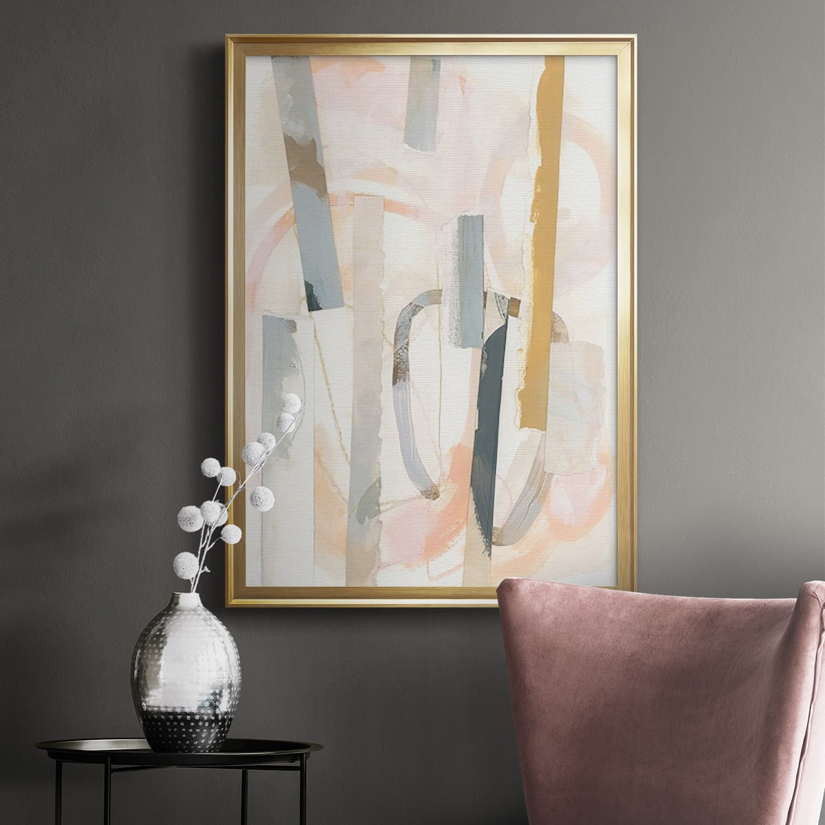 Melon Litmus IV Premium Framed Print, in Gold, Black, or Silver - Ready to Hang