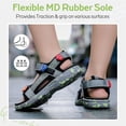 thumbnail image 4 of Fadezar Boys Girls Sandals Kids Hiking Sports Open Toe Summer Sandals, 4 of 5