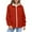 Red, variant on Breezora Womens Color Block Wind Resistant Lightweight Jacket Water Repellent Utility Anorak Jacket L Size Beige