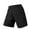 Black, variant on ohmzyzo Men's Workout Shorts 7 Inch Inseam Lightweight Breathable Quick Dry Athletic Shorts with Zipper Pockets