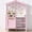 Rose, variant on Best Choice Products Pretend Play Wooden Farmhouse Kitchen Set w/ Storage, Clicking Knobs, 5 Accessories - White/Black