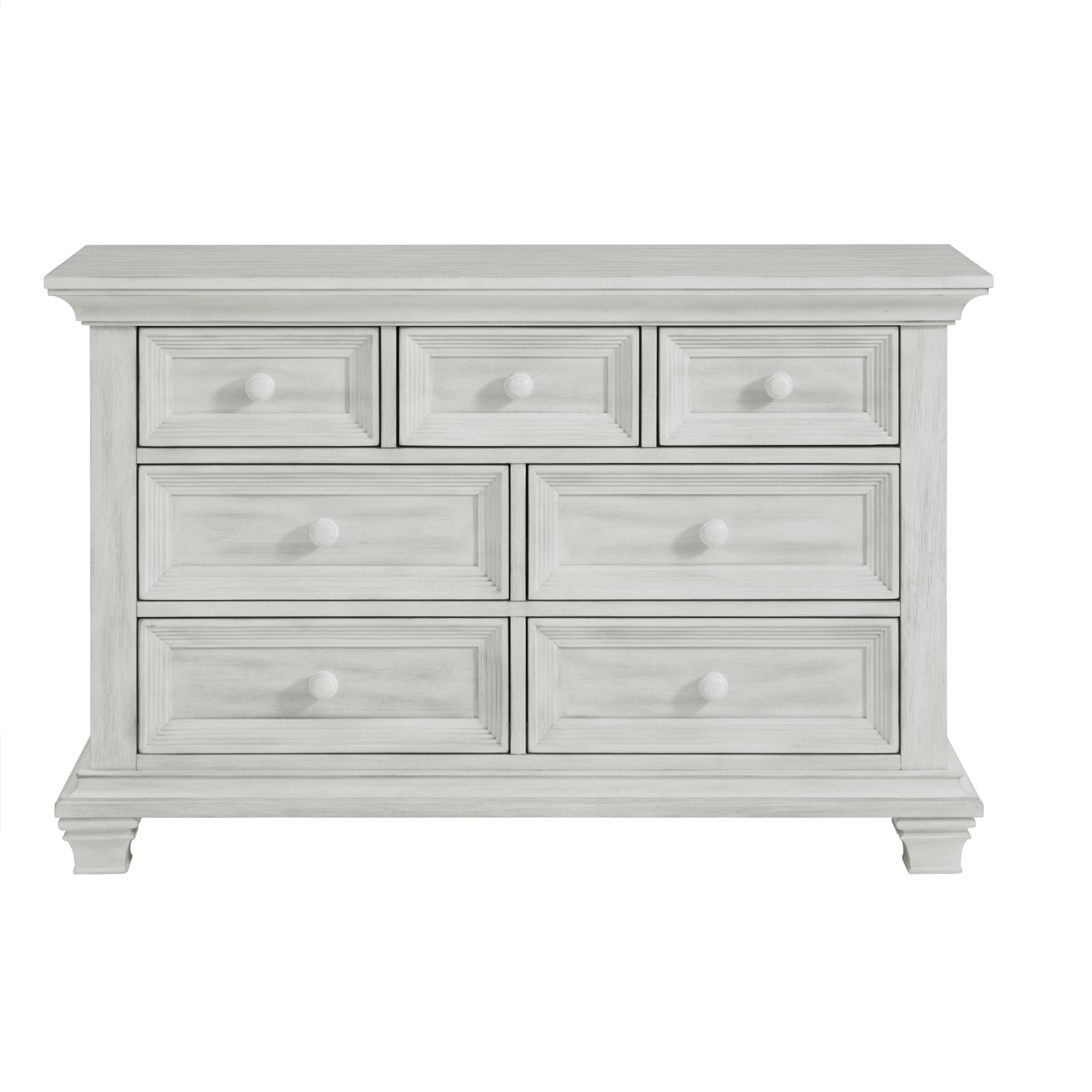 Oxford Baby Weston 7 Drawer Dresser Vintage White