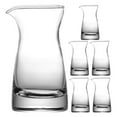 thumbnail image 1 of 6 jarras pequeñas de vidrio para crema, leche y salsa, para uso en cocina y catering (80 ml), 1 of 7