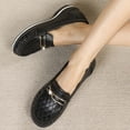 thumbnail image 5 of Mepaouo Arch Support Loafers for Women Casual Slip on Wedge Shoes Nurse Walking Work Flat Mary Jane, 5 of 7