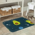thumbnail image 5 of Kdxio Avocado in Space,16" x 24", Non-Slip Front Door Mats,Outdoor Welcome Mat Washable, 5 of 9