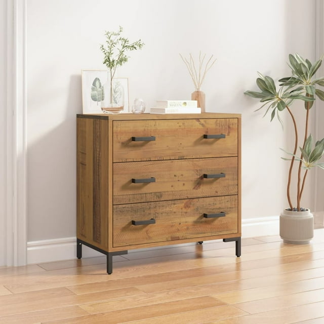 vidaXL Commode 75x35x70 cm en Pin Massif