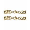 thumbnail image 2 of PalmBeach Jewelry Men's 2 Piece Curb-Link Gold Ion-Plated Stainless Steel 9" Bracelet and 20" 24" or 30" Length Chain Set (8mm), 2 of 5