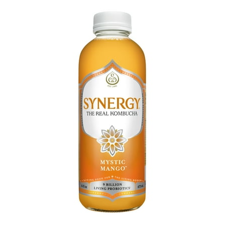 GT's Synergy Organic Mystic Mango Kombucha, 16 fl oz