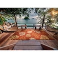 thumbnail image 2 of Couristan Outdoor Escape Sea Reef Indoor/Outdoor Area Rug, 3'6" x 5'6", Terracotta, 2 of 2