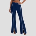 thumbnail image 2 of Fewfanhot Pants for Women Flare Leggings Split High Waisted Bootcut Casual Workout Yoga Pants, 2 of 6