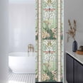 thumbnail image 3 of Butterfly Flowers Window Privacy Film, Vintage Stained Glass Green Spring Static Cling UV Sun Blocking Heat Control Window Tint Day and Night, Non-Adhesive One Way Windows Privacy Cover 17.7''x78.7'', 3 of 7