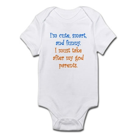 

CafePress - I Must Take After My Godparents Body Suit - Baby Light Bodysuit