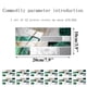 thumbnail image 3 of Decoración Adhesivos de cristal para azulejos de pared 1 unidad Adhesivo para cocina 2D Adhesivo para baño Azulejos de pared Manualidades y costura, 3 of 8