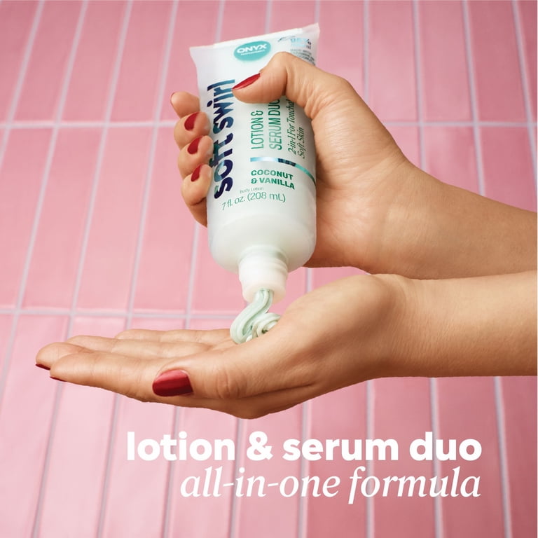 ONYX Professional Soft Swirl Body Lotion and Serum Duo, Coconut