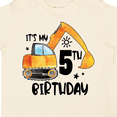 thumbnail image 4 of Inktastic Construction Truck It's My 5th Birthday Boys or Girls Toddler T-Shirt, 4 of 5