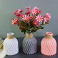 thumbnail image 6 of Plastic Vase Handicraft Flower White Rattan-like Plastic Vase New Waist Vase, 6 of 8