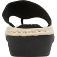 thumbnail image 6 of Cliffs by White Mountain Women's Cienna Demi Wedge Thong Sandal, 6 of 6
