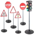 thumbnail image 1 of Semáforos para niños, semáforos, señales de tráfico, luces, efectos de sonido, estacionamiento, educación vial, juguetes de educación temprana, 1 of 5