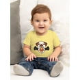 thumbnail image 2 of Cartoon Vampire Pug W Pumpkin T-Shirt Infant -Image by Shutterstock,  24 Months, 2 of 4