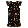 thumbnail image 5 of FYDUU Kids Halloween Dresses Girls Nightgowns Flutter Sleeve Cartoon Print Pajamas Dress Casual Nightgown Soft Princess Nightdress Sleepwear 3-4 Years, 5 of 5