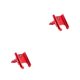 thumbnail image 3 of Eigraketly Soporte de teléfono para bicicletas, Clip Universal para manillar de bicicleta, aleación de aluminio, soporte de navegación para Rojo Bicicleta 2piezas, 3 of 6