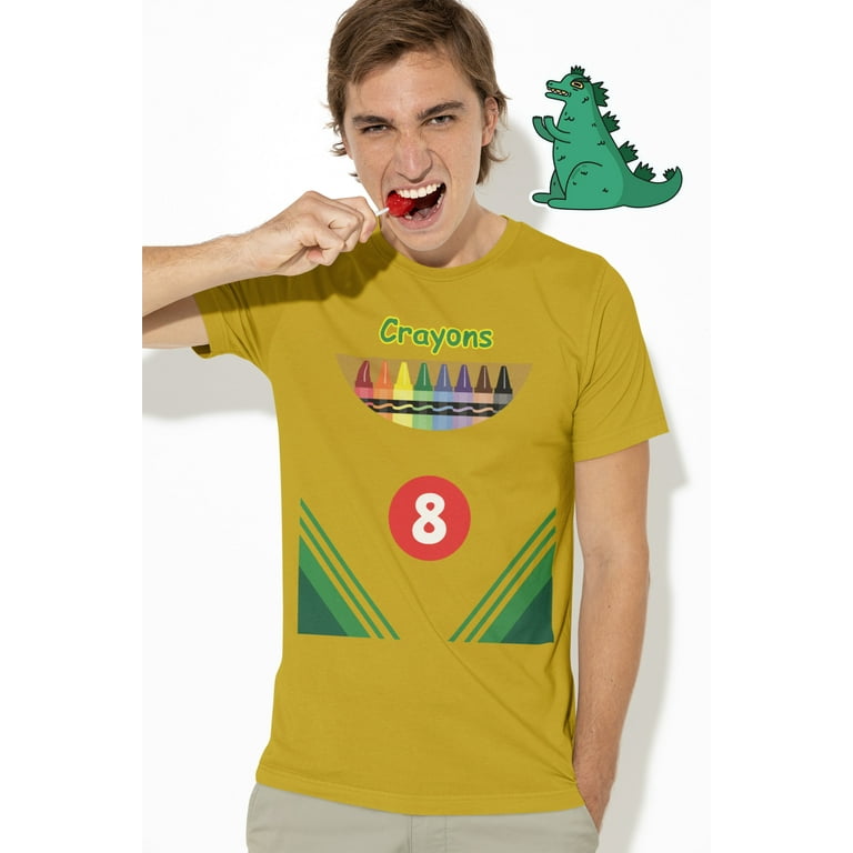 Maroon Crayon Box Full Set Of Crayons Halloween Costume T-Shirt Maroon Crayon Box Full Set Of Crayons Halloween Costume T-Shirt