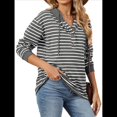 thumbnail image 1 of Sudaderas con Capucha de Moda para Mujer, Sudaderas Holgadas de Gran Tamaño, Camisetas de Larga, Corte Holgado Gris Oscuro- XL, 1 of 10
