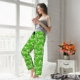 thumbnail image 5 of Salouo Green Cucumber Print Women's Pajama Pants Casual Loose Sweatpants PJs Flowy Pants Drawstring Palazzo for Women Wide Leg Pants Lounge Pajama -XX-Large, 5 of 8