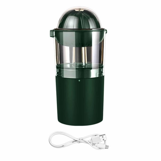 Exprimidor eléctrico recargable ABS de 250 ml para limones y amigos del hogar Verde