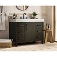 thumbnail image 3 of Elegant Kitchen and Bath 42 inch Single Bathroom Vanity In Mocha Brown with backsplash, 3 of 10