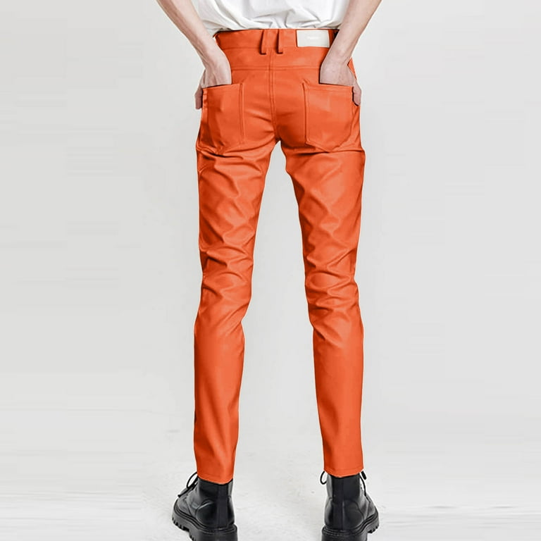 GHSOHS Cargo Pants Big and Tall Cargo Pant Orange Casual