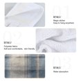 thumbnail image 4 of Dailycode Kitchen Wash Cloths with Hanging Loops Absorbent Absorbent Quick Drying Hand Towels, 2 Pack, Navy and White Plaid, 4 of 7