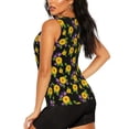 thumbnail image 3 of Haiem Daisies Flowers Workout Tank Tops for Women, Athletic Sports Slim-Fit Tank Tops, Compression Sleeveless Dry Fit Shirts,Athletic Shirt-, 3 of 9