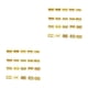 thumbnail image 1 of Guardurnaity Dijes de llavero exquisitas letras creativas accesorio de joyería decoraciones colgantes hacer colgante de adorno para artesanías Dorado 20 Teile 2piezas Guardurnaity CBP332776, 1 of 5