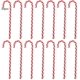 thumbnail image 1 of Colgante de decoración de bastón de caramelo de plástico de Navidad de 30 piezas-15 cm rojo y blanco a granel Ormromra HR-0007, 1 of 5