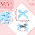 thumbnail image 3 of Dalrosia 20PCS Mini Green Bow Hair Clip, Non-Slip Cute Small Hair Bow, Y2K Sweet Plaid Craft Bowknot Hair Barrettes Accessories for Women Teens, 3 of 5