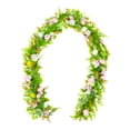 thumbnail image 1 of 6.23 pies Garland Garland Hanging Ornament Props Props Decoración del hogar Garland de primavera artificial para la casa de jardín de inauguración del Estilo B, 1 of 8
