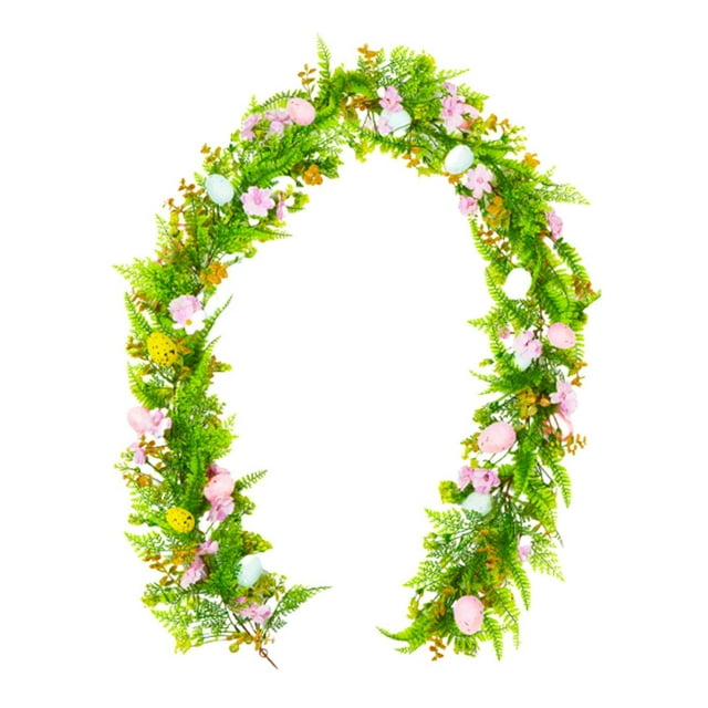 6.23 pies Garland Garland Hanging Ornament Props Props Decoración del hogar Garland de primavera artificial para la casa de jardín de inauguración del Estilo B