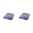 thumbnail image 4 of Sidaley Alfombrilla de asiento de coche no tóxica de felpa, sin desplazamiento, cojín de asiento adecuado para todos los coches, imitación gris claro 2piezas, 4 of 6